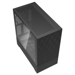 DarkFlash DF5000BS Mesh Boîtier d'ordinateur ATX, Compatible avec carte mère de connexion arrière, Noir