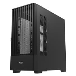 DarkFlash DK415M Mesh Boîtier d'ordinateur mATX, 2x Ventilateurs ARVB inclus, Noir