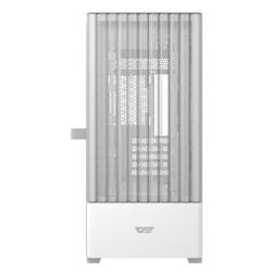 DarkFlash DK415M Mesh Boîtier d'ordinateur mATX, 2x Ventilateurs ARVB inclus, Blanc(Open Box)