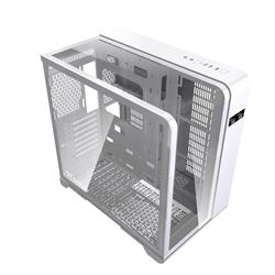 DarkFlash L280 Curve Panoramic ATX Computer Case, White
