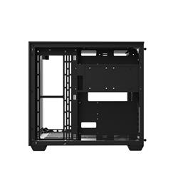 DarkFlash TH285 Triple-sided Transparent Glass ATX Case, Black