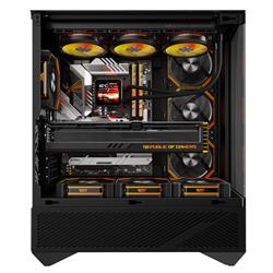 DarkFlash DY460 Luxury ATX PC Case, 4x ARGB Fans Included, Black