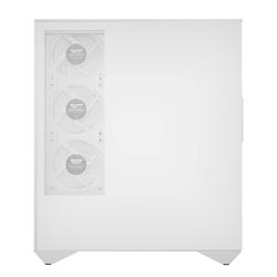 DarkFlash DY460 Luxury ATX PC Case, 4x ARGB Fans Included, White