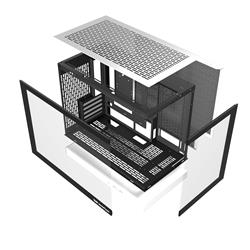 Boîtier PC DarkFlash F1 FLOATRON M-ATX Blanc