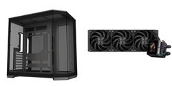 Armoury D60 Tempered Glass Mid-tower, Black+PCCOOLER CPS DS360 High-performance Liquid Cooler