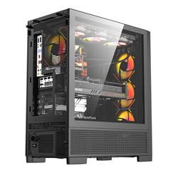 DarkFlash AIR Nova E-ATX PC Case,3x fans inclus  noir