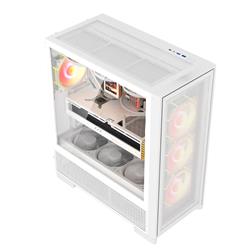 DarkFlash AIR  Nova  E-ATX PC Case , 3x Fans Included ,White