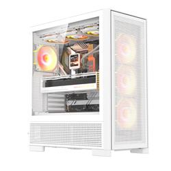 DarkFlash AIR  Nova  E-ATX PC Case , 3x Fans Included ,White