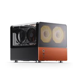 JONSBO V12 BLACK Micro ATX Mid Tower PC Case， 4x ARGB Fans Included(Open Box)