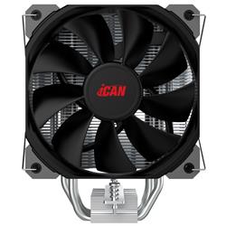 iCan 4-Heatpipe CPU Cooler | 120mm PWM Silent Fan  | TDP-180W | CUP Air cooling | Fan Speed upto 1800RPM | Aluminum Extrusio...