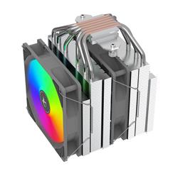 iCan 6-Heatpipe CPU Cooler | 2*120mm PWM Fans with Rainbow Color | TDP - 265W | Fan Speed upto 1800RPM | Fan Noise - 31DBA |...