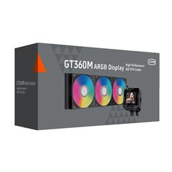 PCCOOLER CPS GT360M ARGB Display AIO CPU Liquid Cooler, 300W TDP