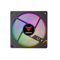 ARMOURY 120 mm Régulier Ventilateur  Noir