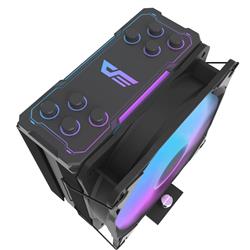 DarkFlash Storm Z4 Pro Mist Tower CPU Cooler, Black