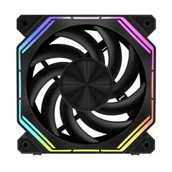 DarkFlash INF34R A-RGB Cooling Fan, Reverse Airflow, 1 Pack, Black