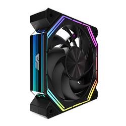 DarkFlash INF34R A-RGB Cooling Fan, Reverse Airflow, 1 Pack, Black