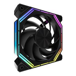 DarkFlash INF34R A-RGB Cooling Fan, Reverse Airflow, 1 Pack, Black
