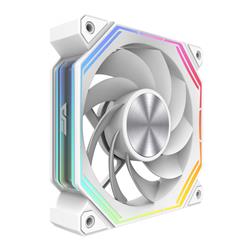 DarkFlash INF34R A-RGB Ventilateur de refroidissement, Flux d'air inversé, 1 Paquet, Blanc(Open Box)