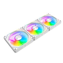 DarkFlash Gauss G24 ARGB Fan, 3 Pack, White