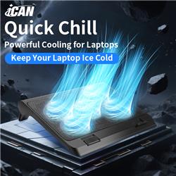 ICAN  Laptop Cooling Pad with 5 Cooling Fans,  for Laptop 15-17.3 Lnch