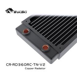 Bykski 360mm x 30mm RC Series Radiator, 120mm x 3, Triple Fan Black