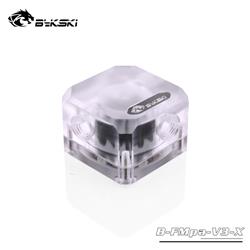 Indicateur de débit Bykski à 3 voies – Givré avec RVB adressable 5 V (RBW)(Open Box)