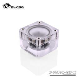 Indicateur de débit Bykski à 3 voies – Givré avec RVB adressable 5 V (RBW)(Open Box)