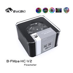 Indicateur de débit Bykski à 6 faces avec RVB adressable 5 V (RBW)