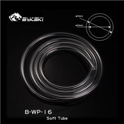 Bykski 10mm x 16mm Flexible PVC Tubing - Clear - 1 Meters