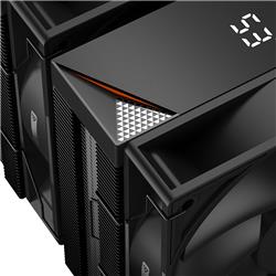 PCCOOLER CPS RT620 Digital Dual Tower CPU Air Cooler,Real-Time Status