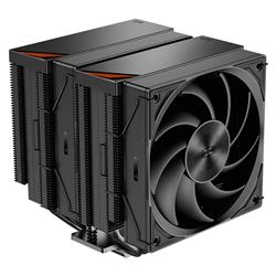 PCCOOLER CPS RZ620 Dual Tower CPU Air Cooler, 6 Heat Pipes, 275W TDP, Aluminum Top Cover,High-Performance Cooling with Adjustable PWM Three Mode Fans，Black