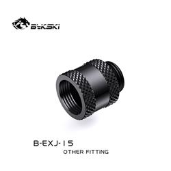 Bykski G 1/4in. Male/Female Extension Coupler - 15mm (B-EXJ-15-BK)