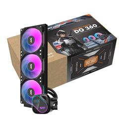 DarkFlash DO360 360mm Liquid AIO CPU Cooler with LCD Screen
