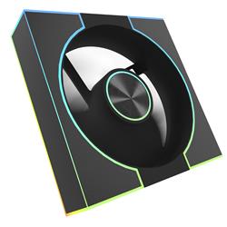 DarkFlash 120 mm Régulier Ventilateur  Noir