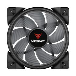 ARMOURY Block Guardian ARGB Fan,Silent Fan,Black