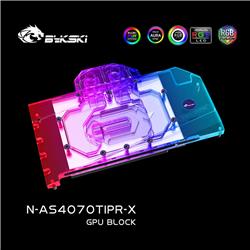 Bykski Full Coverage GPU Water Block and Backplate For ASUS RTX 4070TI