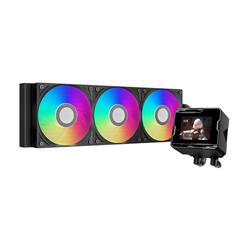 PCCOOLER CPS GT360M ARGB Display AIO CPU Liquid Cooler, 300W TDP