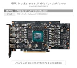 Bykski Full Coverage GPU Water Block and Backplate For ASUS RTX 4070TI