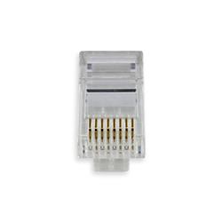 iCAN RJ45 Cat6 50u Connector Plugs, 10Pcs