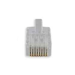 iCAN RJ45 Cat6 50u Connector Plugs, 10Pcs