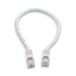 iCAN CAT6 Ethernet Patch Cable, High Speed 1000Mbps 250MHz, UTP 24AWG, 1FT, White(Open Box)