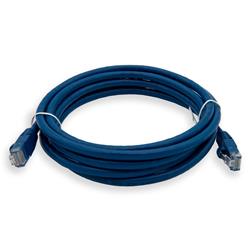 iCAN CAT6 UTP 24AWG RJ45 Patch Cable, 7FT, Dark Blue