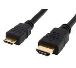 iCAN Mini HDMI  to HDMI, High Speed, M/M, 3D Ethernet 1.4, 6FT(Open Box)