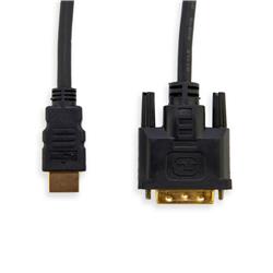 iCAN HDMI to DVI (DVI-D) Single Link Cable, Male to Male, 6FT, Black