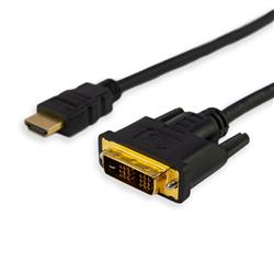 iCAN HDMI to DVI (DVI-D) Single Link Cable, Male to Male, 6FT, Black