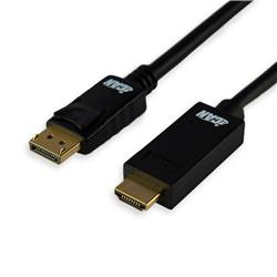 iCAN Premium 6ft 28AWG DisplayPort to HDMI 4k x 2k Ultra HDMI Cable