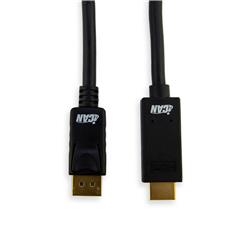 iCAN Premium 6ft 28AWG DisplayPort to HDMI 4k x 2k Ultra HDMI Cable