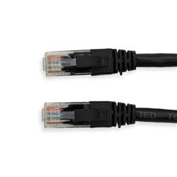 iCAN CAT6 24AWG RJ45 Patch Cable, Snagless, 25FT, Black