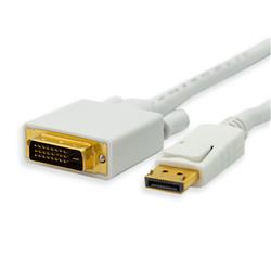 iCAN DisplayPort to DVI-D, Male to Male, Video Cable , 6FT