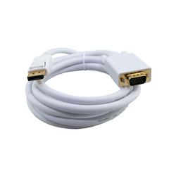 iCAN Premium 28AWG,DisplayPort Male to VGA  Male Cable, 6FT